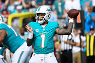 Tua Tagovailoa at Miami Dolphins at Carolina Panthers - Source: Imagn
